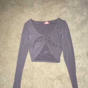 Purple Crop Top